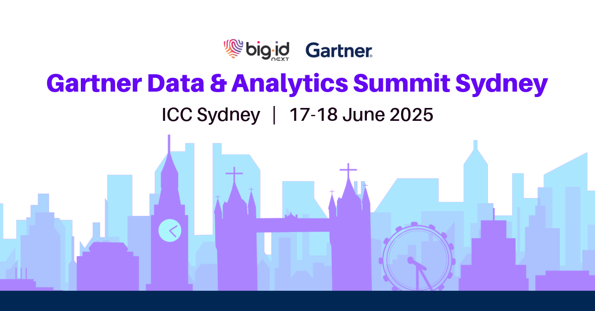 Meet BigID at Gartner Data & Analytics ANZ